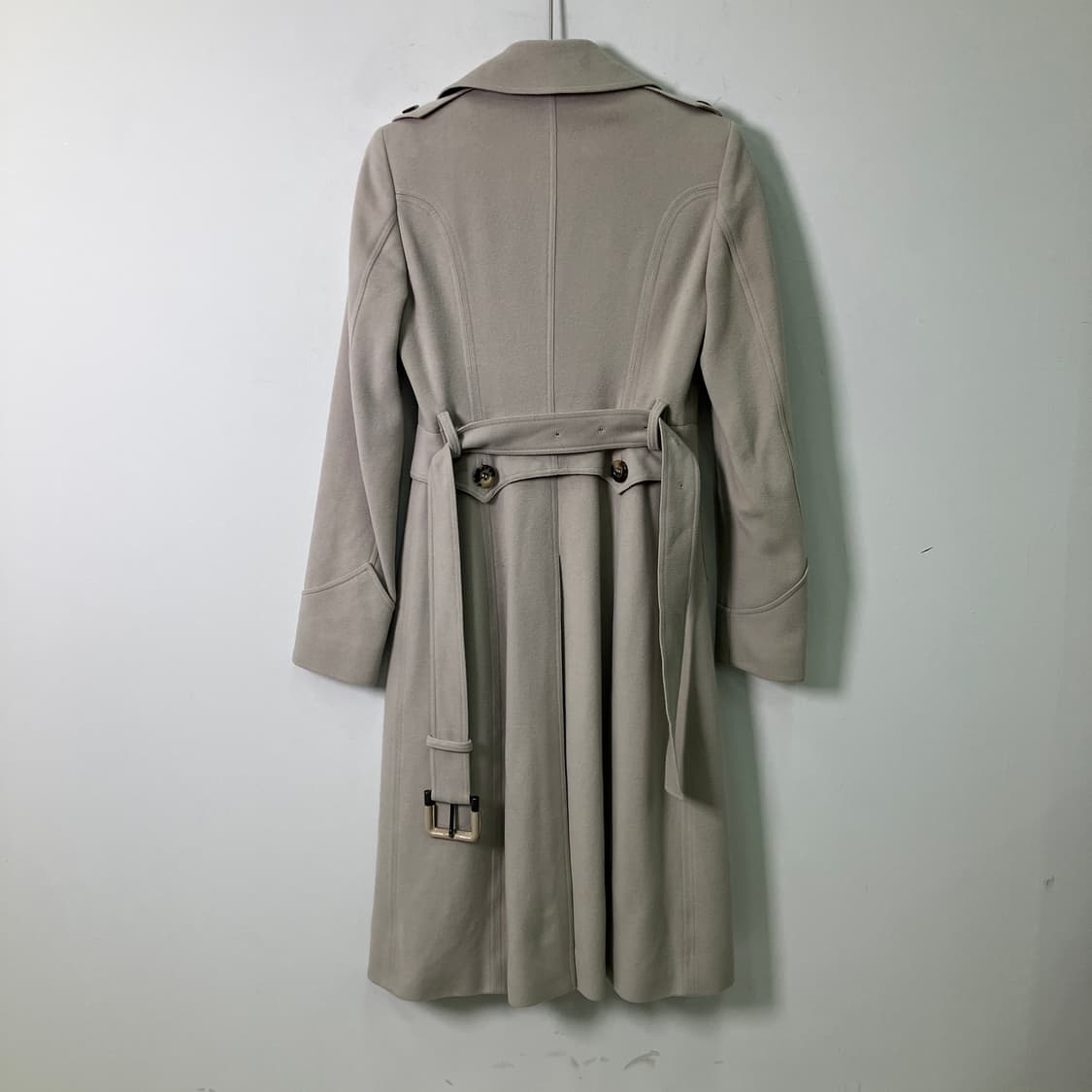 버버리 캐시미어 롱 트렌치 코트 38 상품이미지2