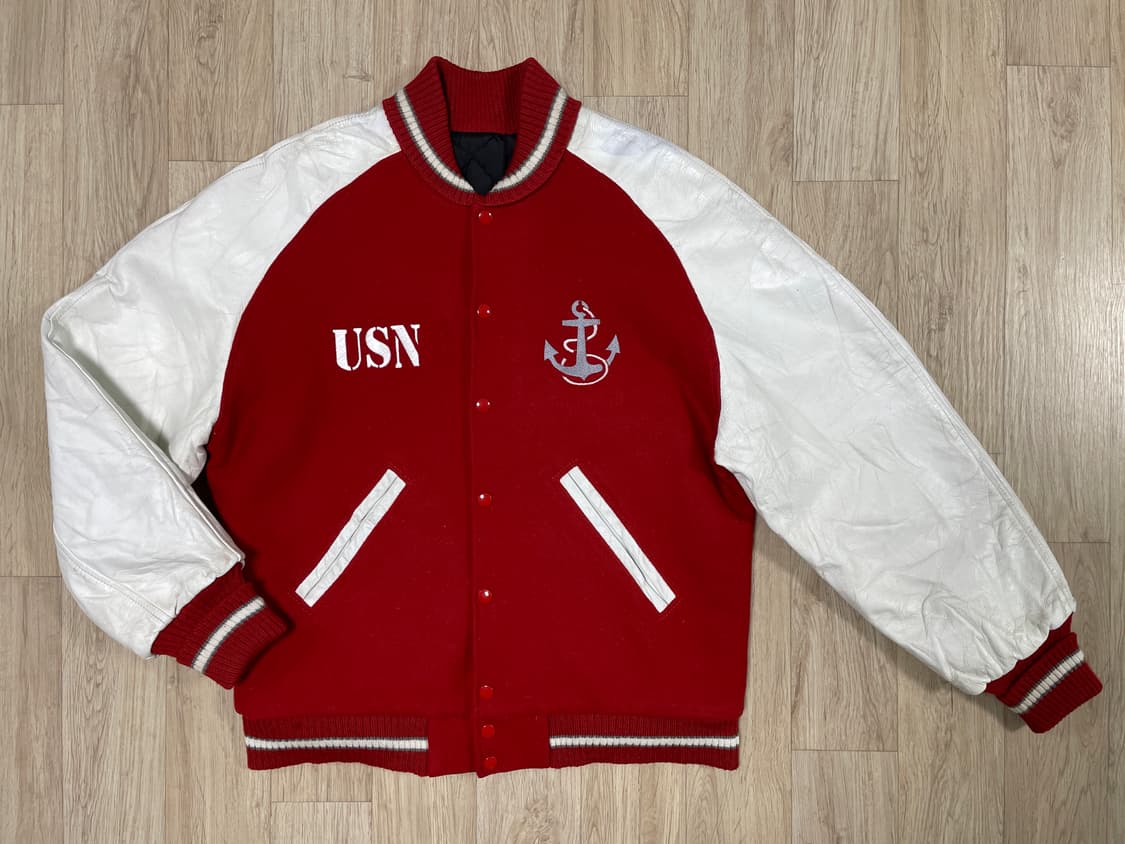 100~105) 콜맨 니팅밀즈 미군 울&레더 바시티(RRL&LVC&폴로) 상품이미지2