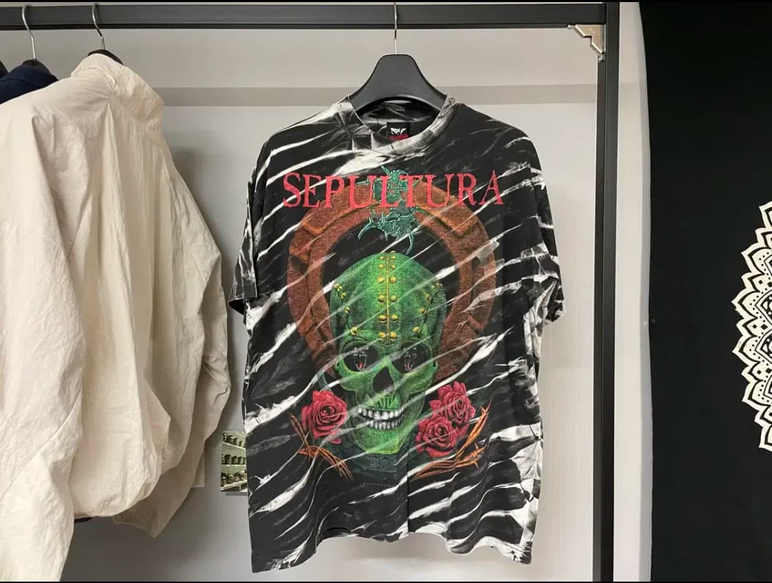 세풀투라 90s 밴드티 상품이미지1