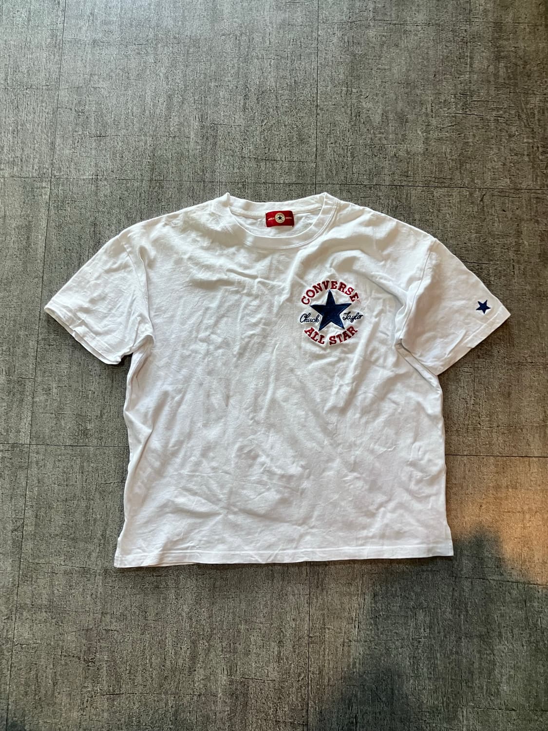 Converse 컨버스 올드스쿨스트릿 가슴로고 반팔티셔츠 상품이미지1