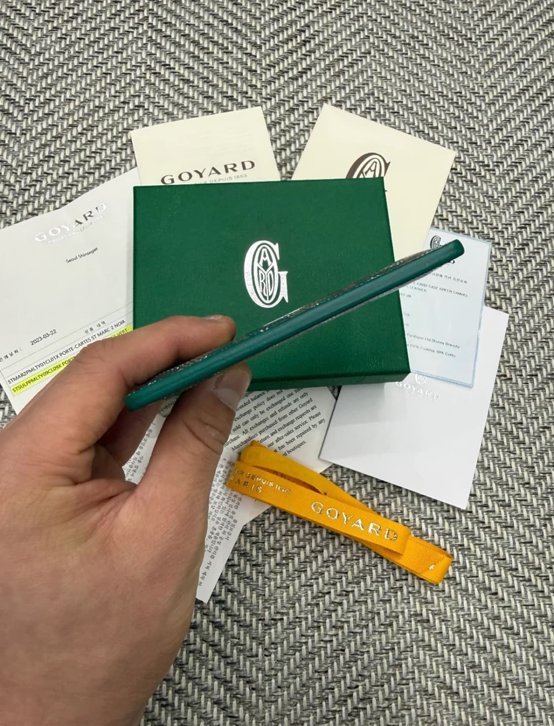 고야드 생쉴피스 카드지갑 새상품급 상품이미지4