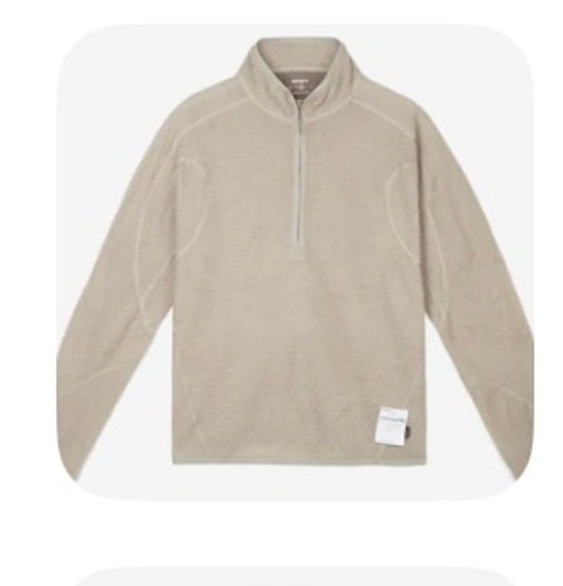 새티스파이 고스트플리스 하프 집업 문 컬러 라지 상품이미지1