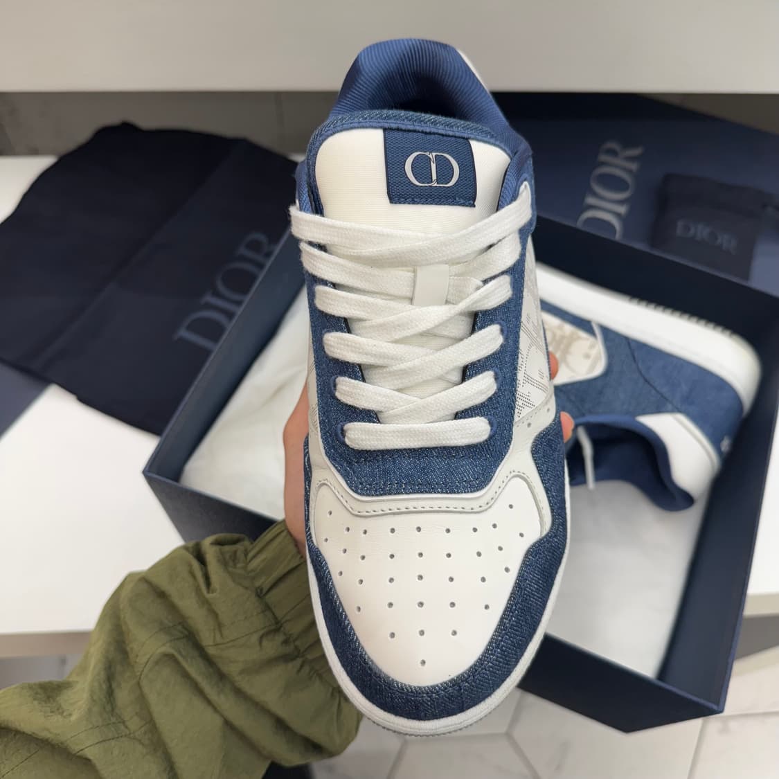 [41] 디올 b27 데님 로우 스니커즈 상품이미지4