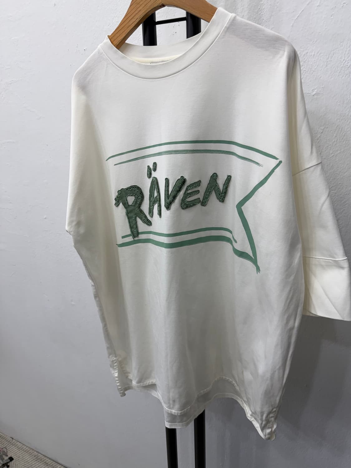 정품) 래트바이티 한섬 오버핏 반팔티 82F 상품이미지4