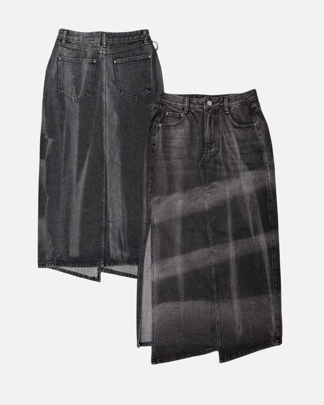 spotlight side slit denim skirt 상품이미지1