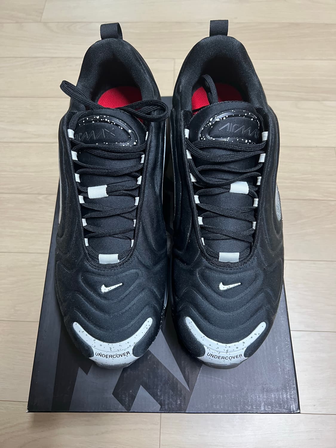 Nike x UNDERCOVER 나이키 에어맥스 720 언더커버 블랙 상품이미지2