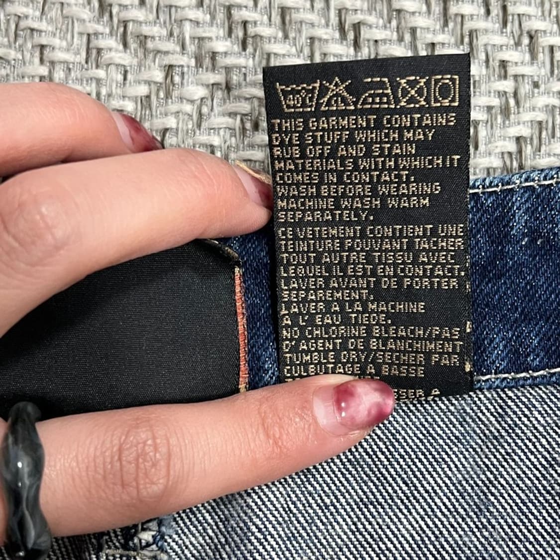 로카웨어 디테일 데님팬츠 v0773 상품이미지7