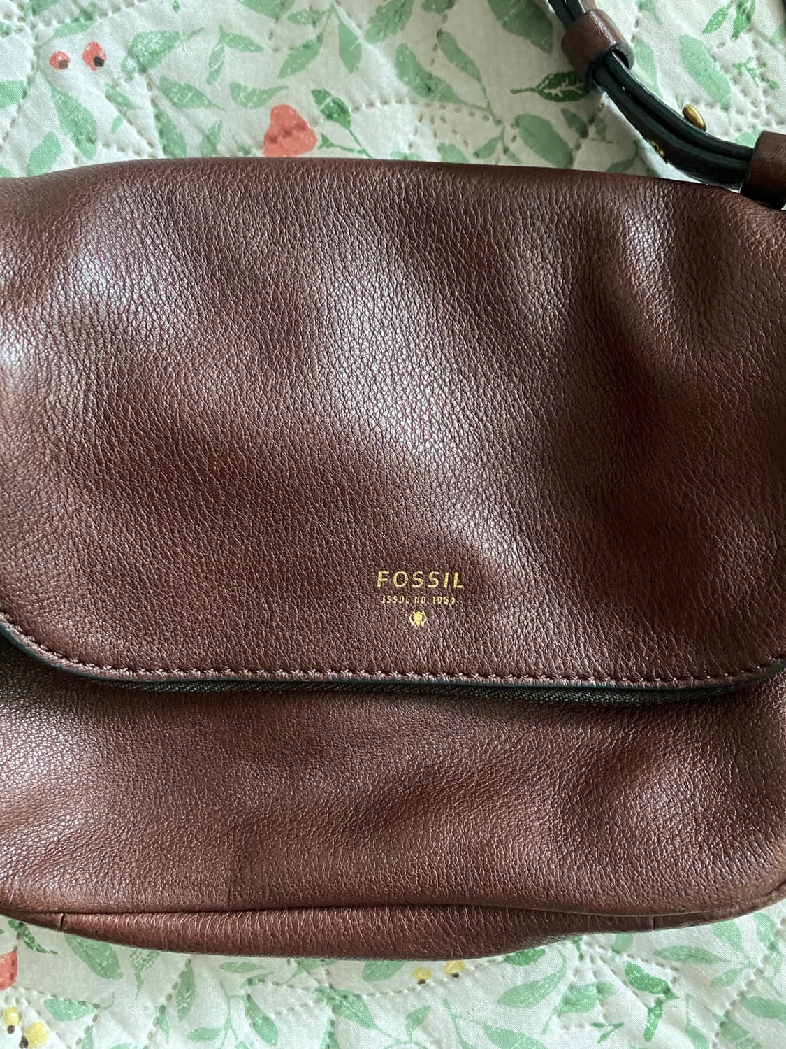 파슬 브라운 가죽 크로스백 상품이미지3