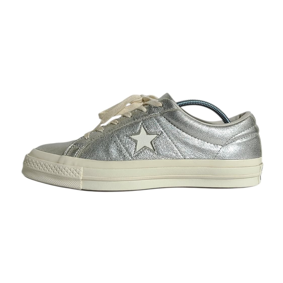 250) CONVERSE 컨버스 원스타 메탈릭 레더 실버 상품이미지3