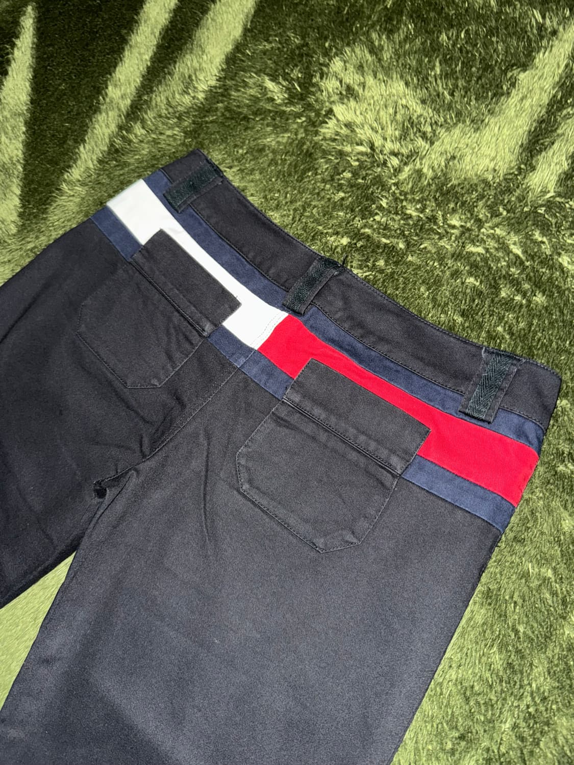[M] TOMMY GIRLS 타미 걸스 재팬 패널 디테일 코튼 팬츠 블랙 상품이미지9