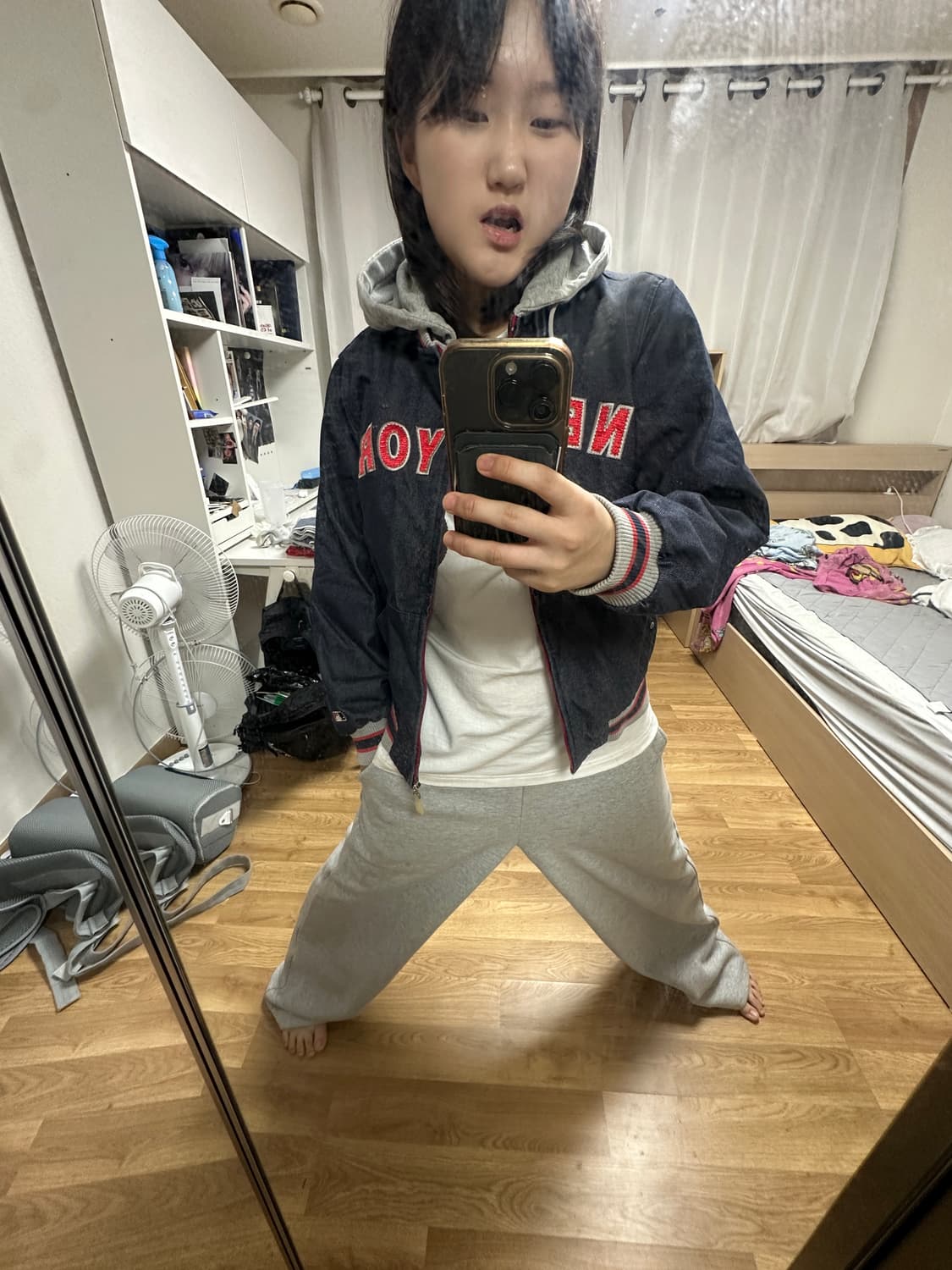 mlb 뉴욕양키즈 데님 자켓 상품이미지2