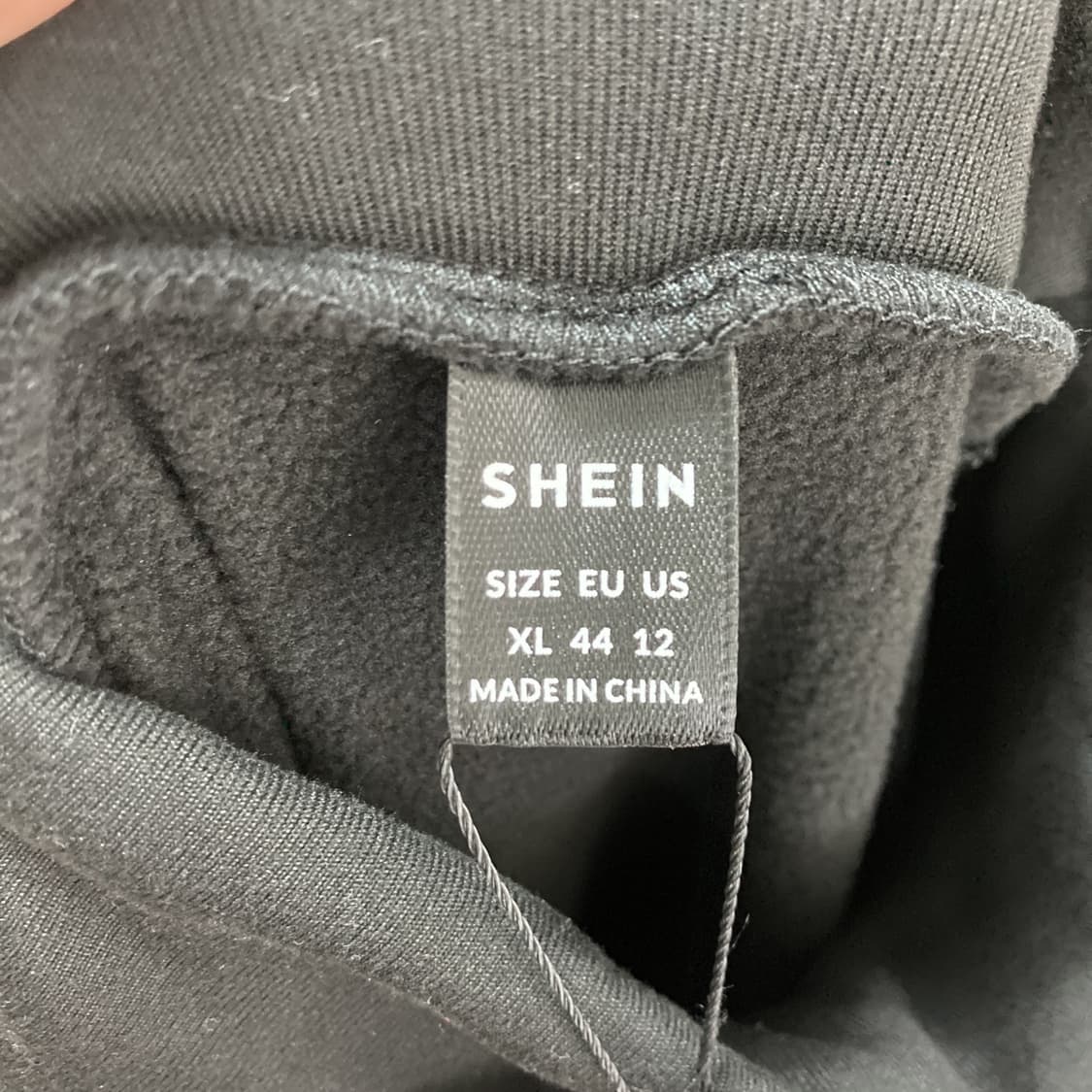 SHEIN 택새상품 여성반폴라기모티 블랙 XL 상품이미지4