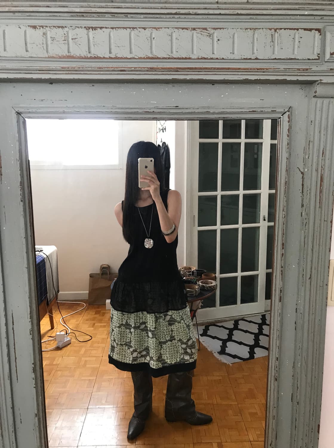 vintage frill sleeveless 상품이미지3