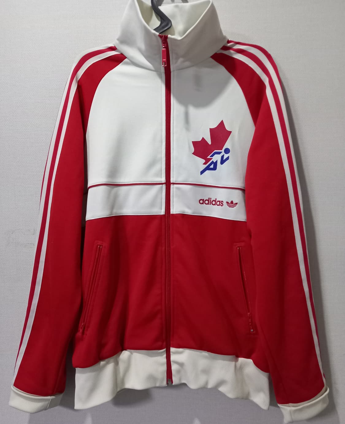 아디다스 희귀 구 캐나다 트랙탑 저지 져지집업 100/L 상품이미지1