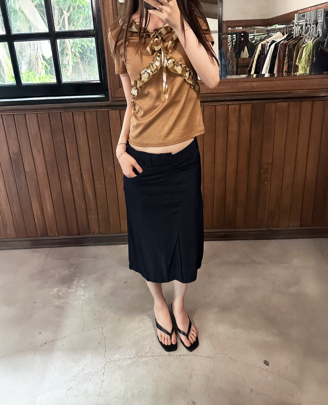 COMME DES GARCONS draped skirt 상품이미지4