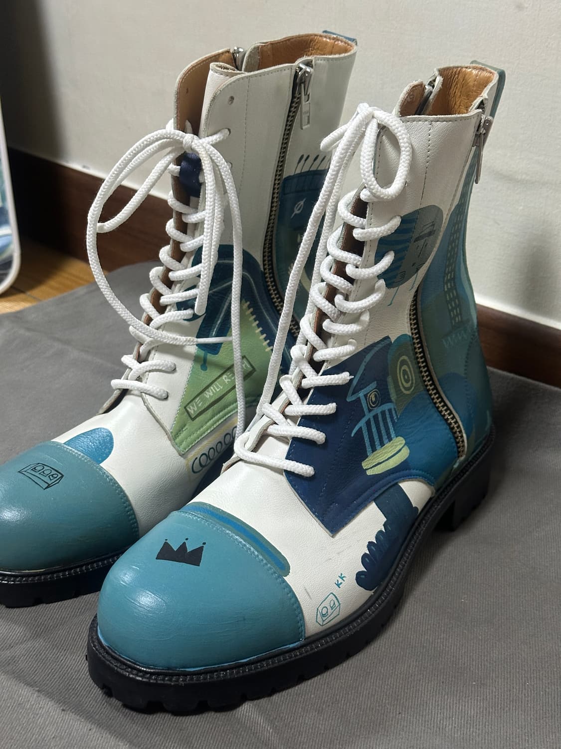 손신발 디자이너 콜라보 부츠 새상품 270 상품이미지2