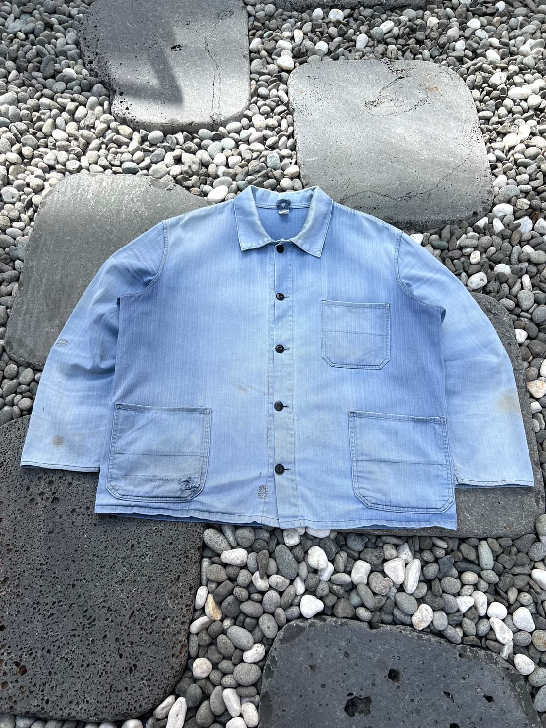 HARD SUN FADED VINTAGE HBT 헤링본 프렌치워크자켓 상품이미지1