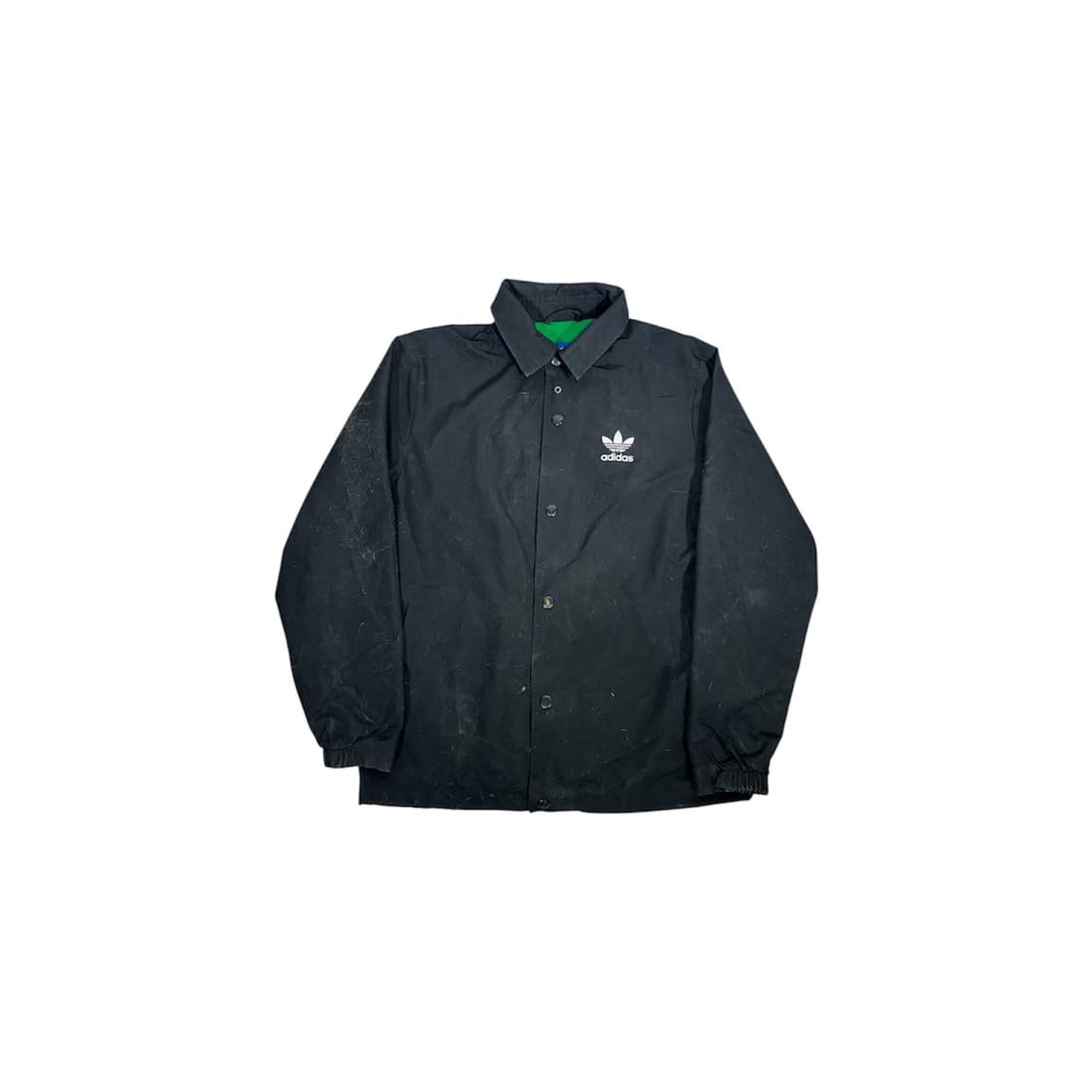 아디다스 블랙 화이트 로고 오버핏 자켓 100 상품이미지5