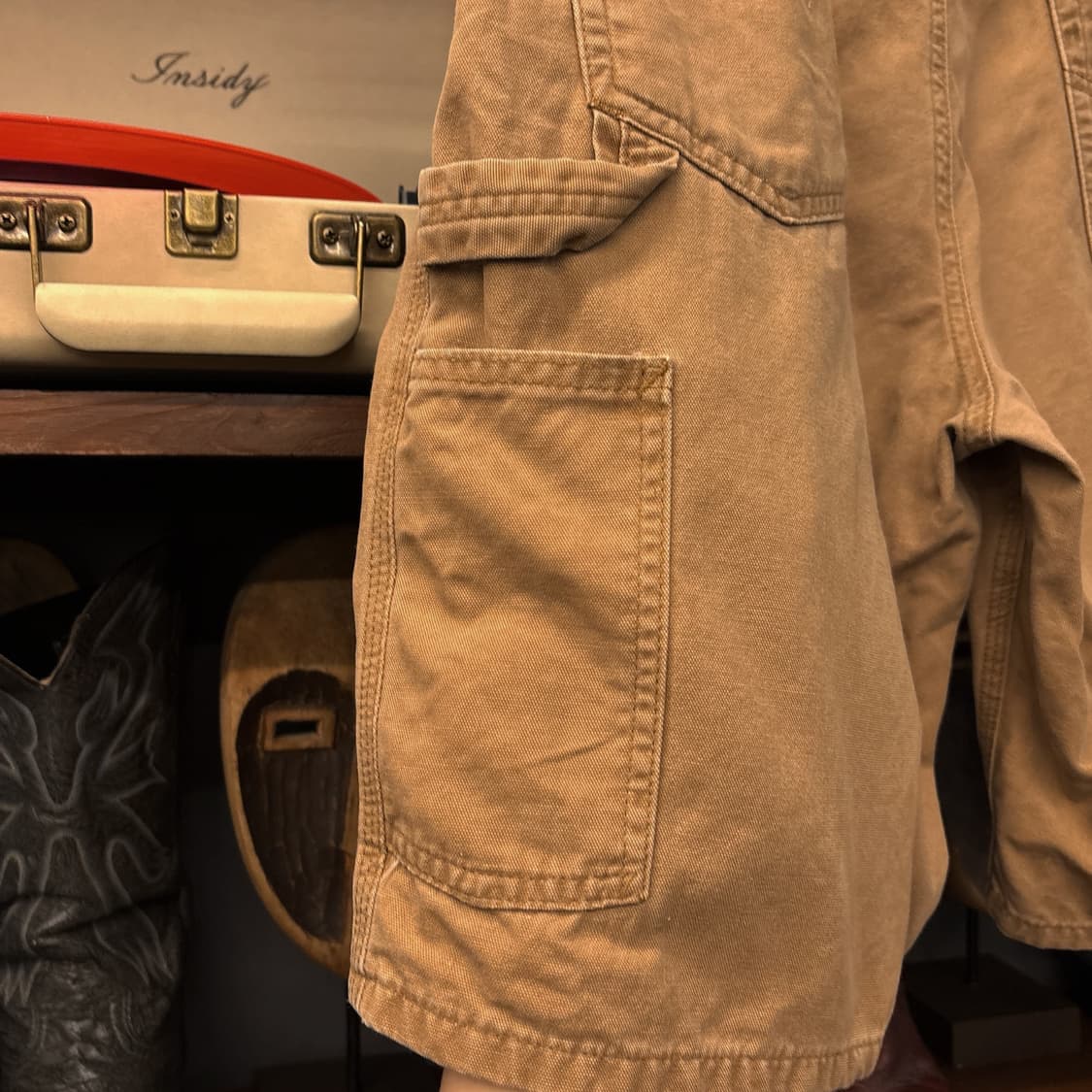 00s 칼하트 덕캔버스 카펜터 워크 하프팬츠 N1114   상품이미지7