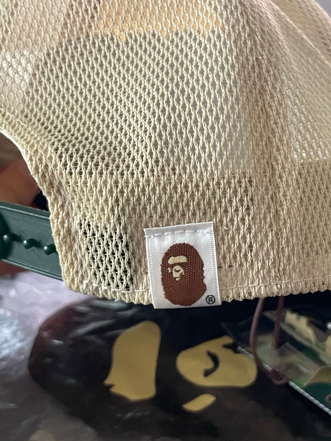 [새상품] 베이프 스타 메쉬캡 그린 / BAPE Sta Mesh Cap 상품이미지4