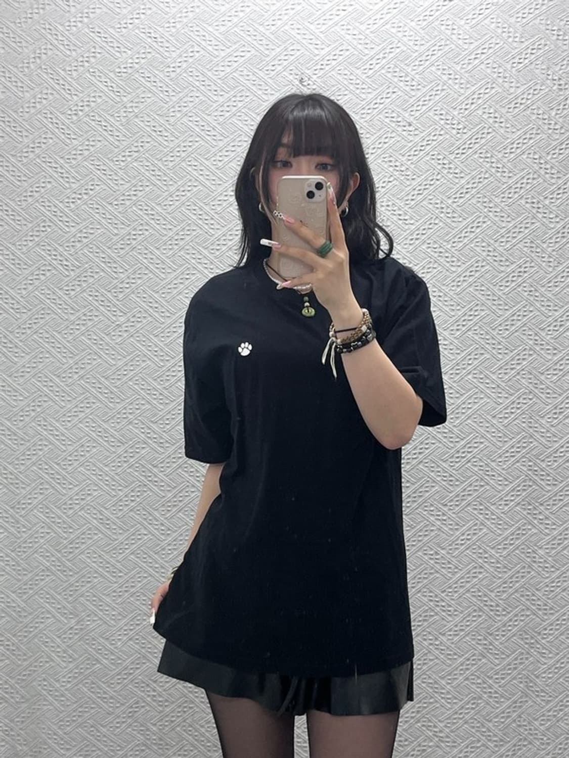 디스이즈네버댓 빈티지 캐주얼 키치 프린팅 반팔티 S C11434 상품이미지1