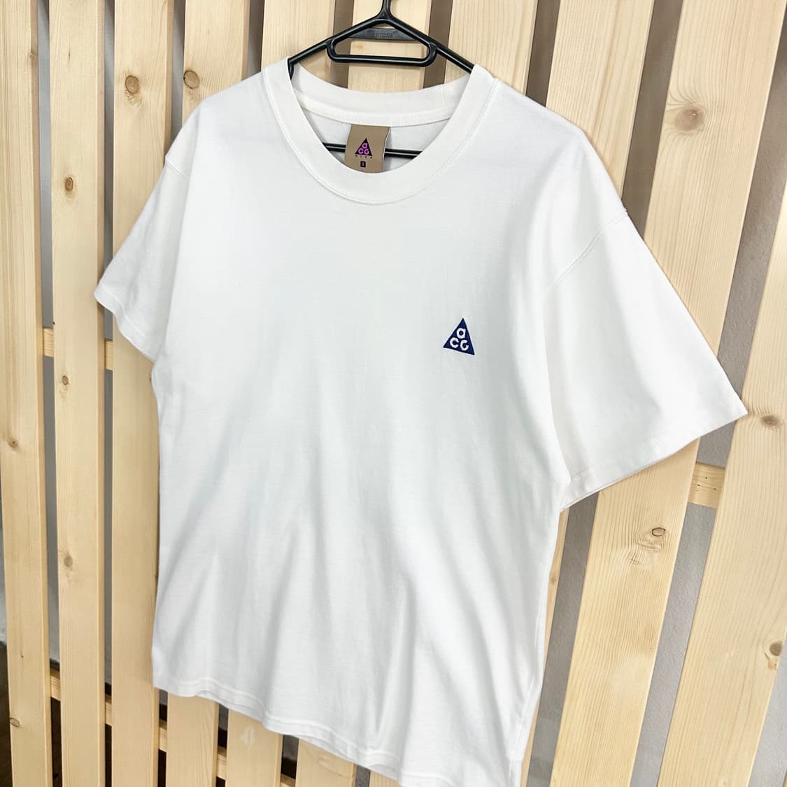 (S) 나이키 ACG 로고 반팔 티셔츠 화이트 상품이미지2