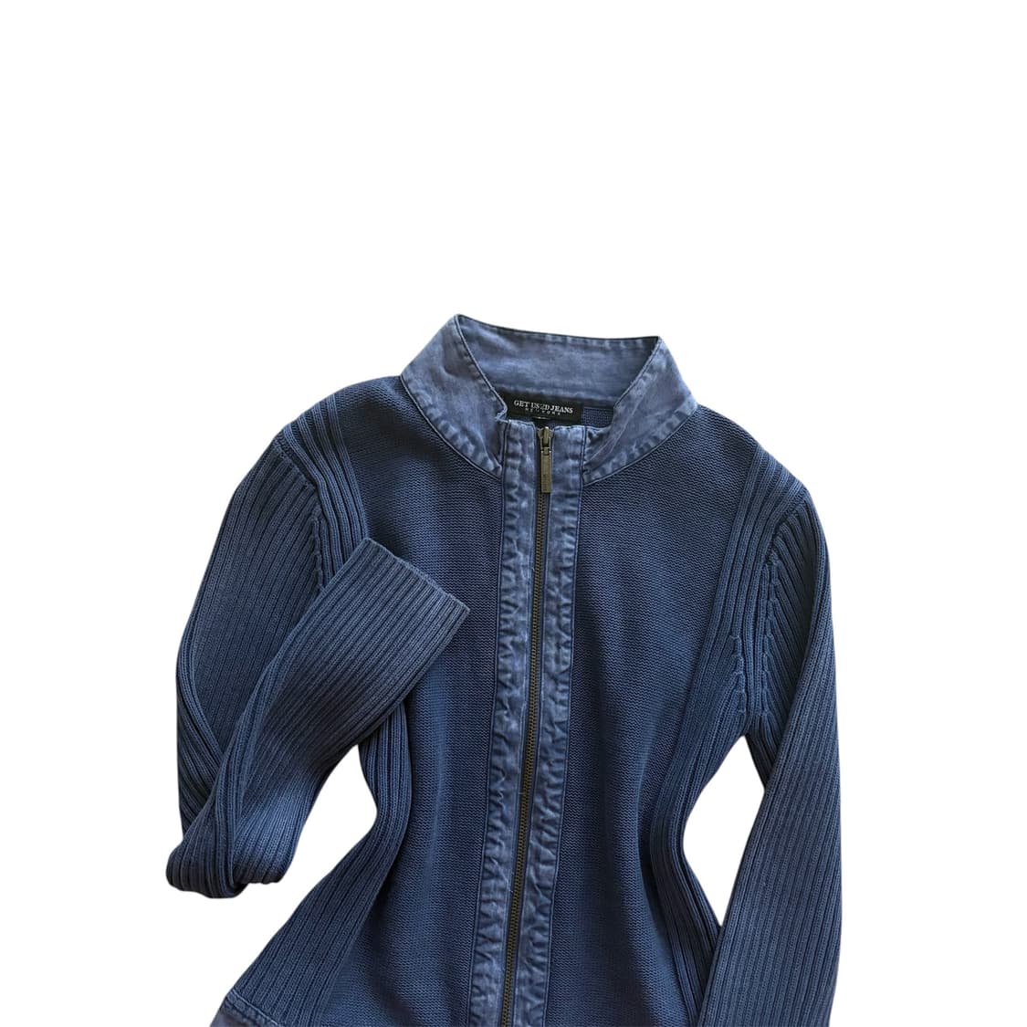 GET USED y2k 니트 집업 상품이미지2