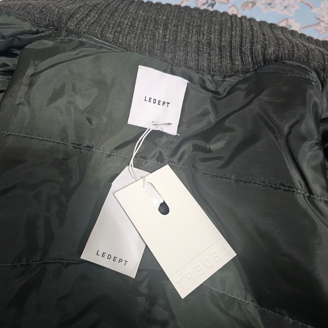 LEDEPT(르뎁트)x지바노프 콜라보 카키자켓 상품이미지2
