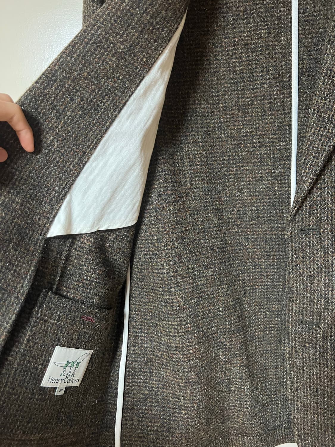 헨리코튼 해리스트위드 자켓 105 상품이미지3