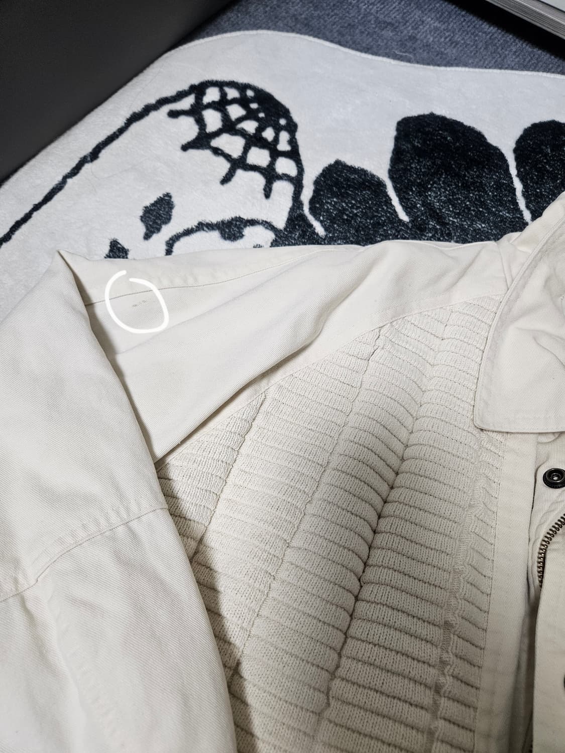 일본 빈티지 빅포켓 히든지퍼 누빔 코튼 캐주얼 자켓 상품이미지9