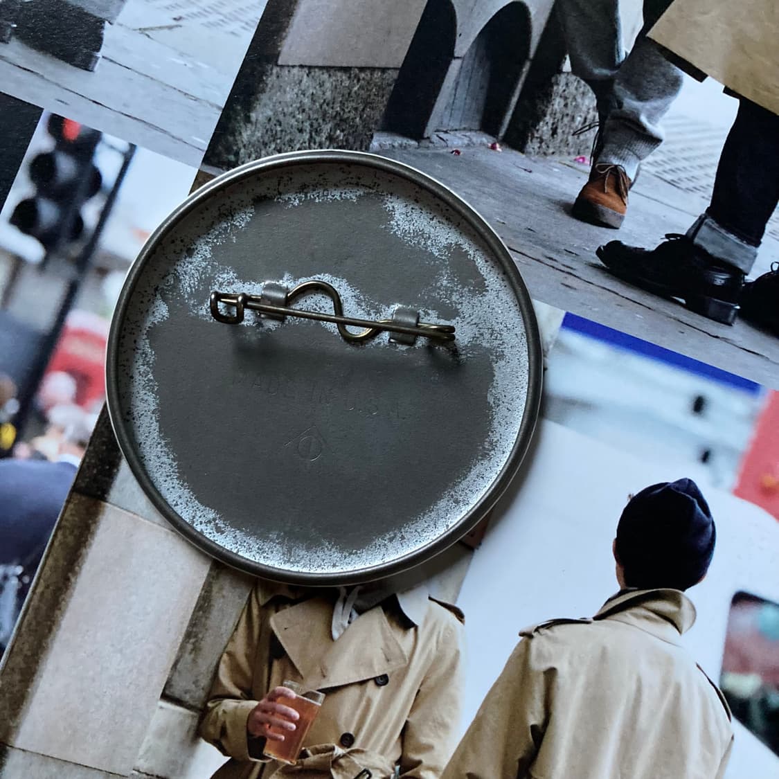 빈티지 RCMP 심볼 프린팅 핀 버튼 뱃지 브로치 악세사리 상품이미지2