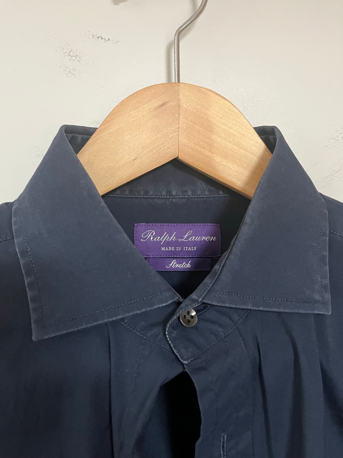 폴로 랄프로렌 퍼플라벨 남성 네이비 셔츠 M 상품이미지2