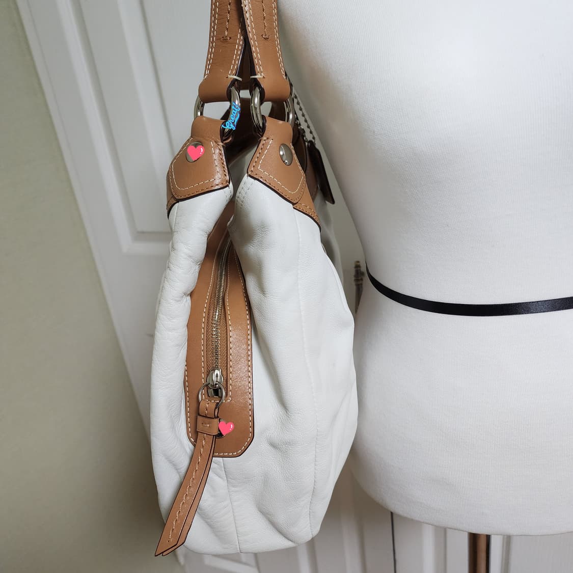 상태굿) 코치 소호 린 레더 호보백 상품이미지10