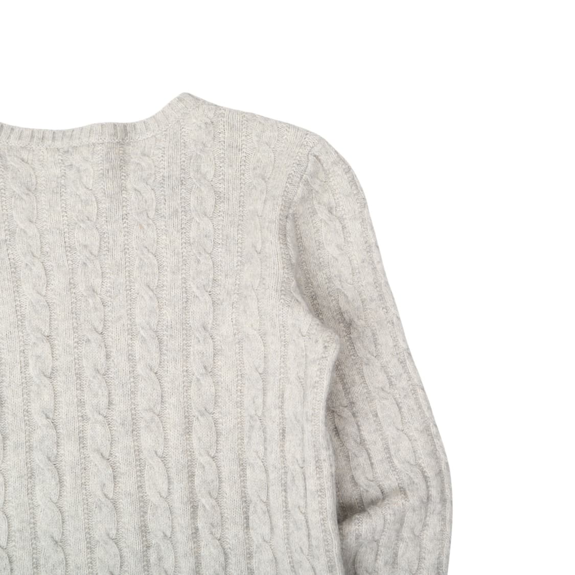 폴로 랄프로렌 그레이 펄 케이블 니트 상품이미지6