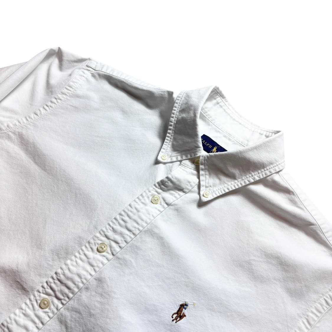 폴로 옥스퍼드면 화이트 셔츠 상품이미지2