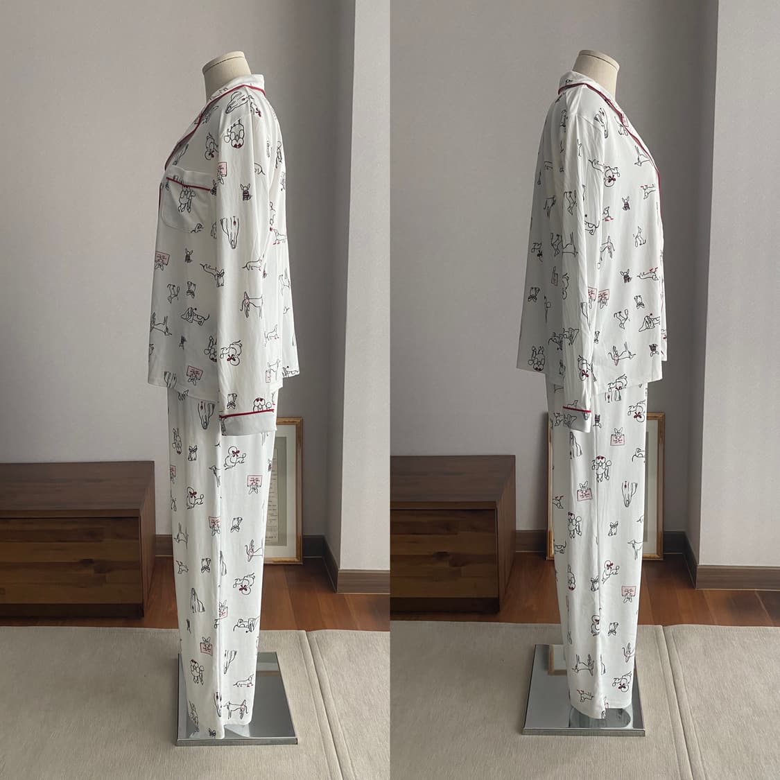 kate spade 케이트스페이드 롱 파자마 세트(M,미착용) 상품이미지2