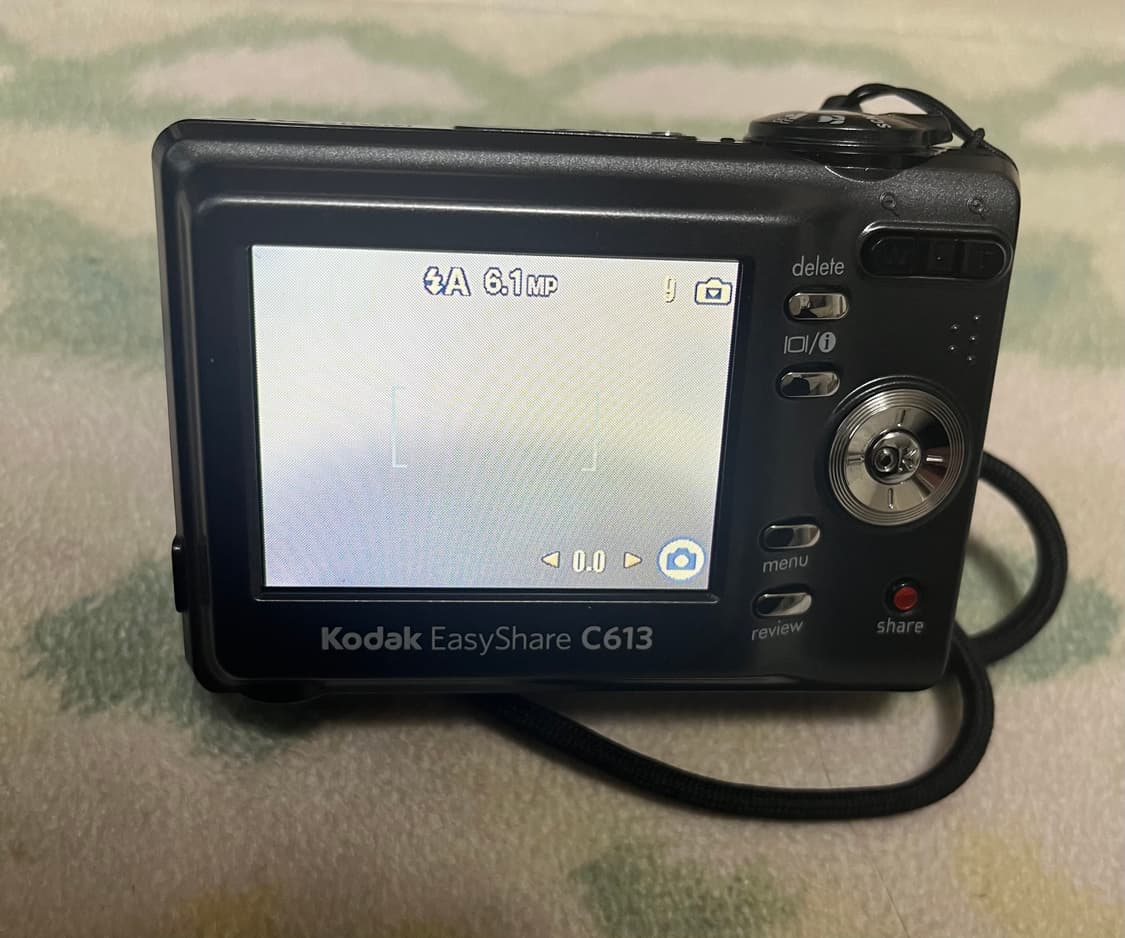 코닥 c613 펄블랙 빈티지 디카 카메라 상품이미지5