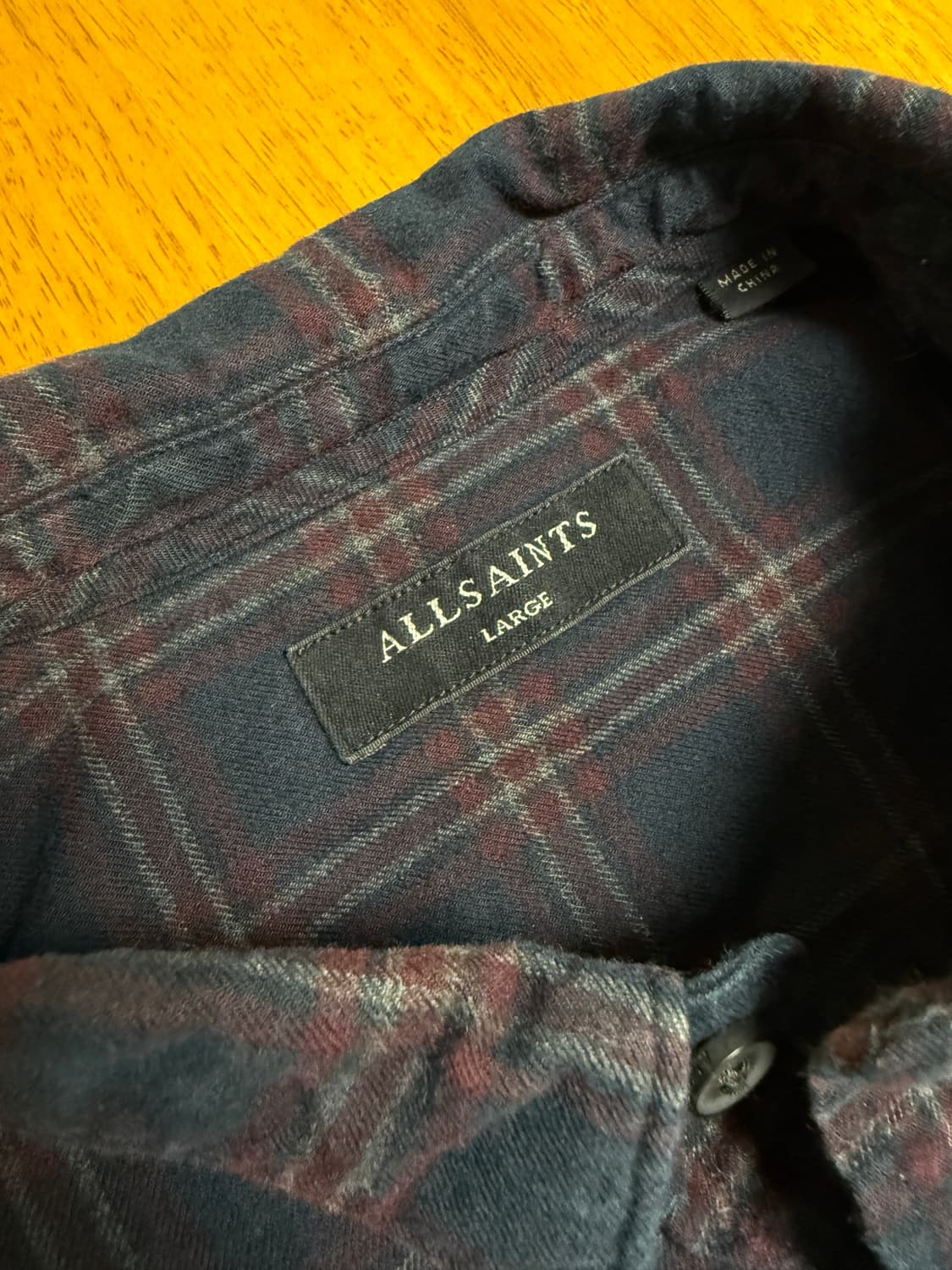 [100] 올세인츠 체크 셔츠 상품이미지3