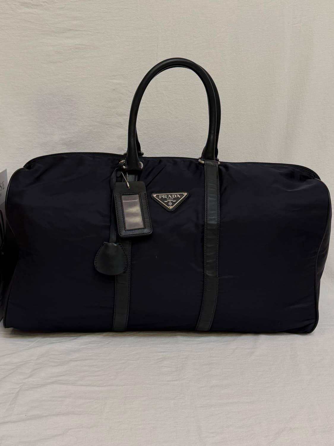 정품 프라다 나일론 골프 보스턴백 여행가방 네이비색상 상품이미지2