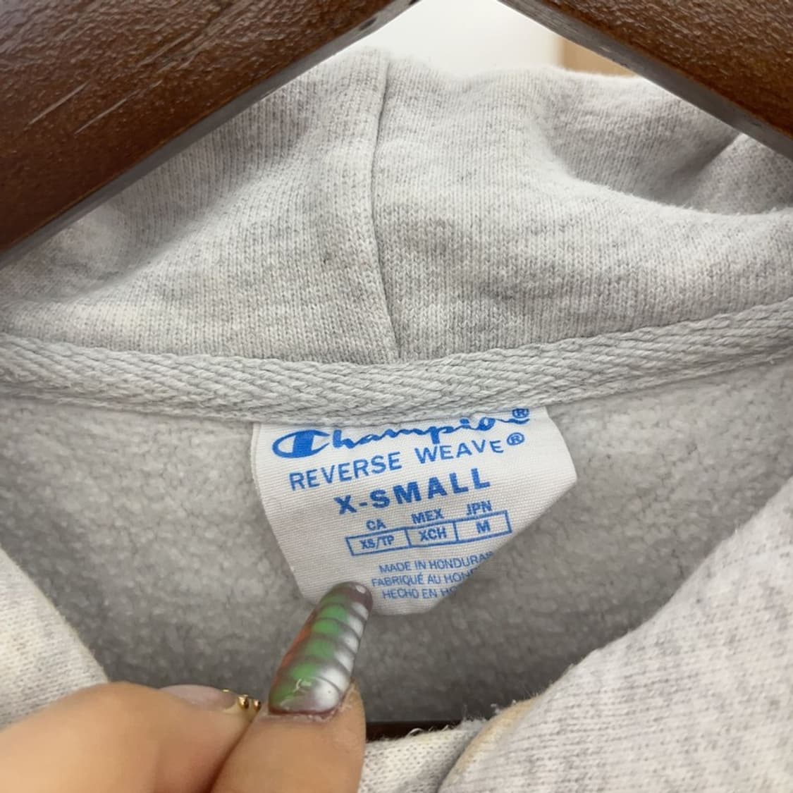 챔피온 올드스쿨 빈티지 캠퍼스 하버드 후드티 XS C09419 상품이미지5