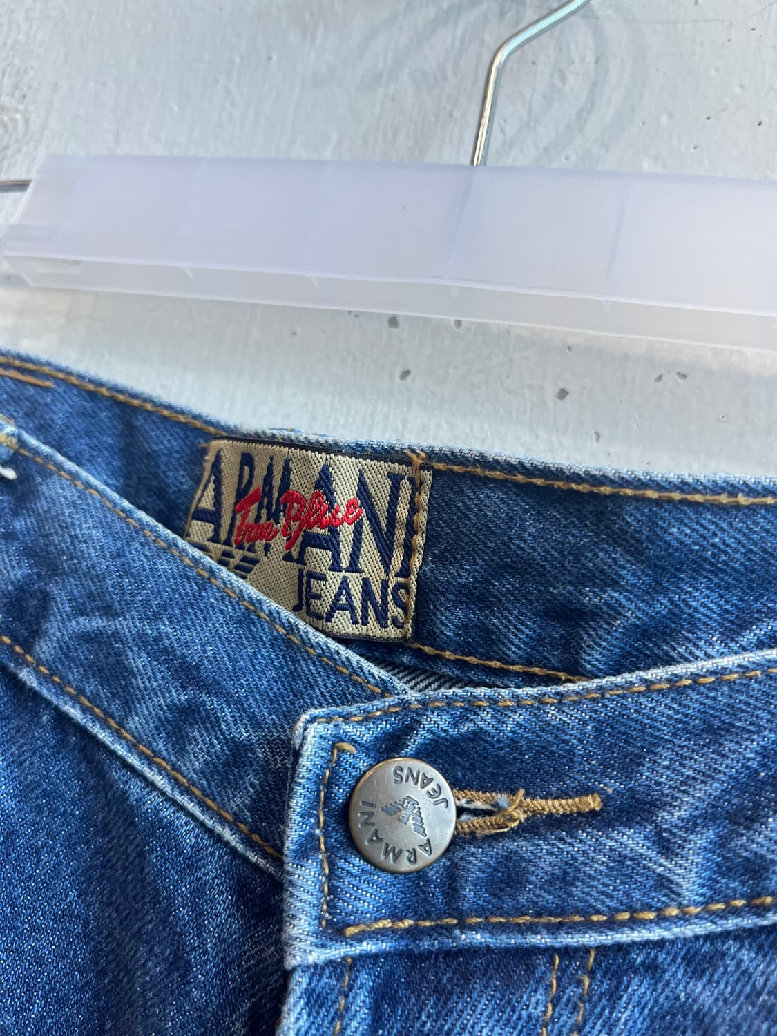 90년대 ARMANI 아르마니 데님팬츠 Made in ITALY 상품이미지6