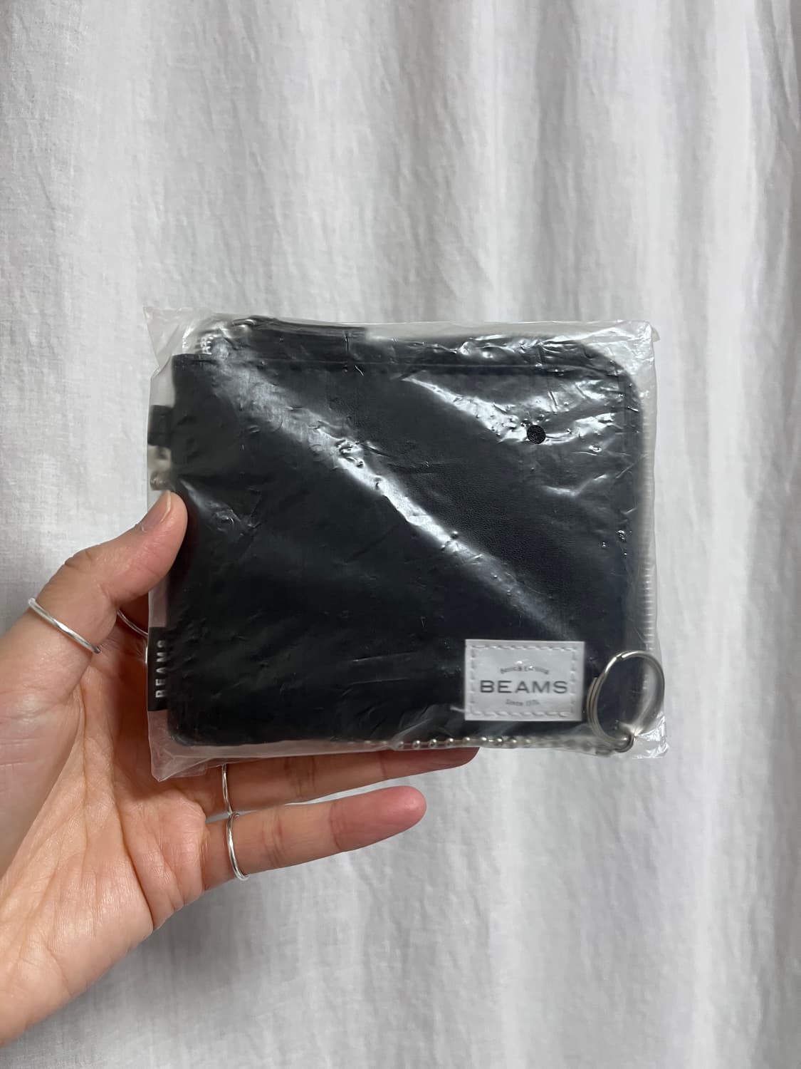BEAMS 빔즈 하프 Zip 지갑 새상품 상품이미지4