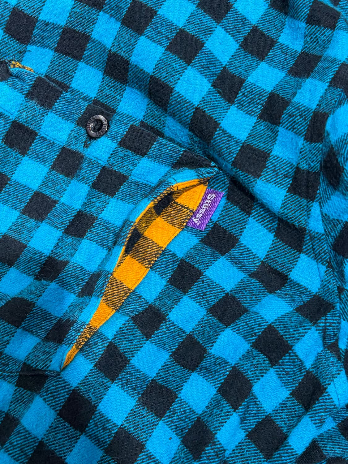 00s 스투시 헤비 플란넬 긴팔셔츠 상품이미지4