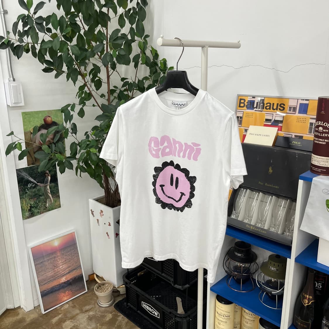 가니 프린팅 반팔 티셔츠 S  상품이미지1