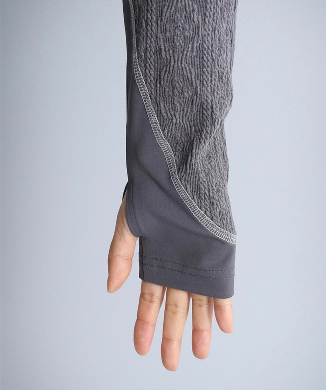 AIR CABLE KNIT HALF 2WAY ZIP UP JACKET-V 상품이미지5