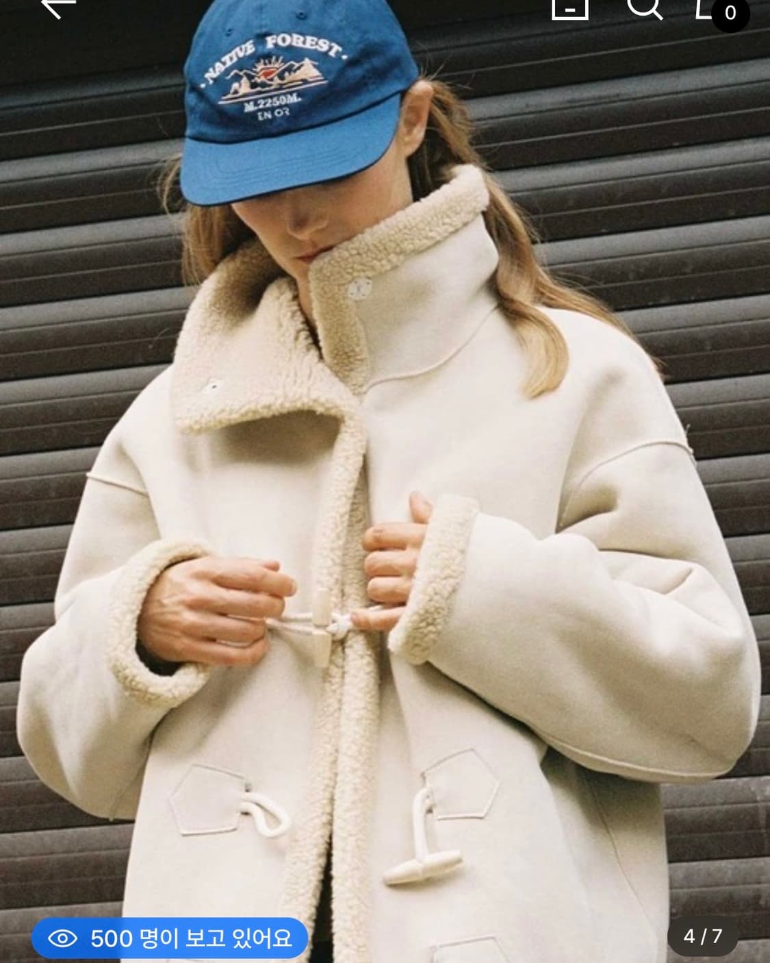 엔오르 EN OR 리버서블 무스탕 상품이미지3