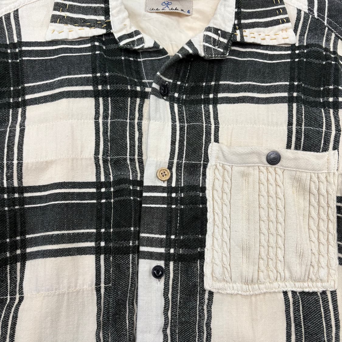 (95)JPN사시코체크셔츠 상품이미지3