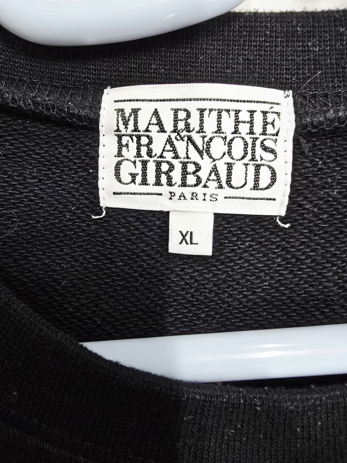 마리떼 프랑소와 저버 기모 맨투맨 블랙 상품이미지8