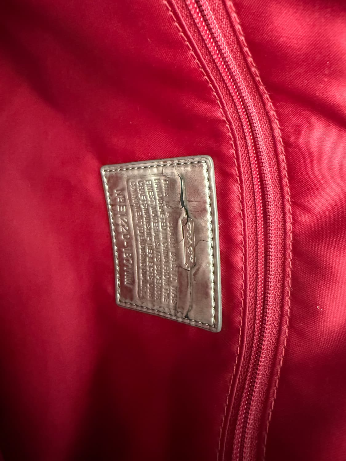 코치(Coach) 모노그램 토트백(내부 로고 갈라짐) 상품이미지8