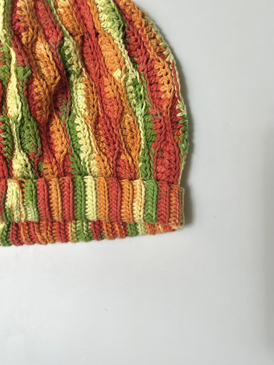 무지개 스트라이프 니트 비니 상품이미지2